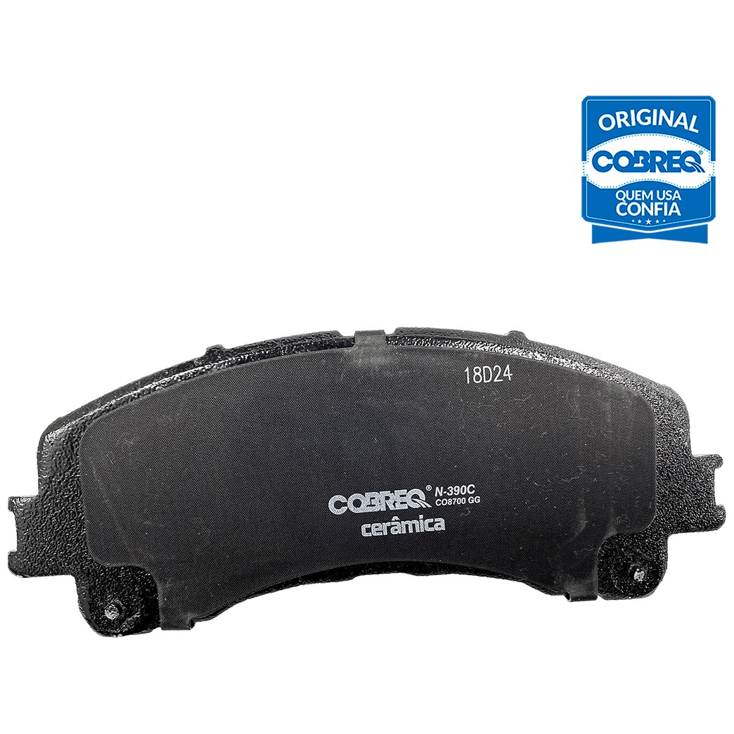 Pastilha de Freio Dianteira de Cerâmica para Chevrolet S10 e Trailblazer - Cobreq - N-390C