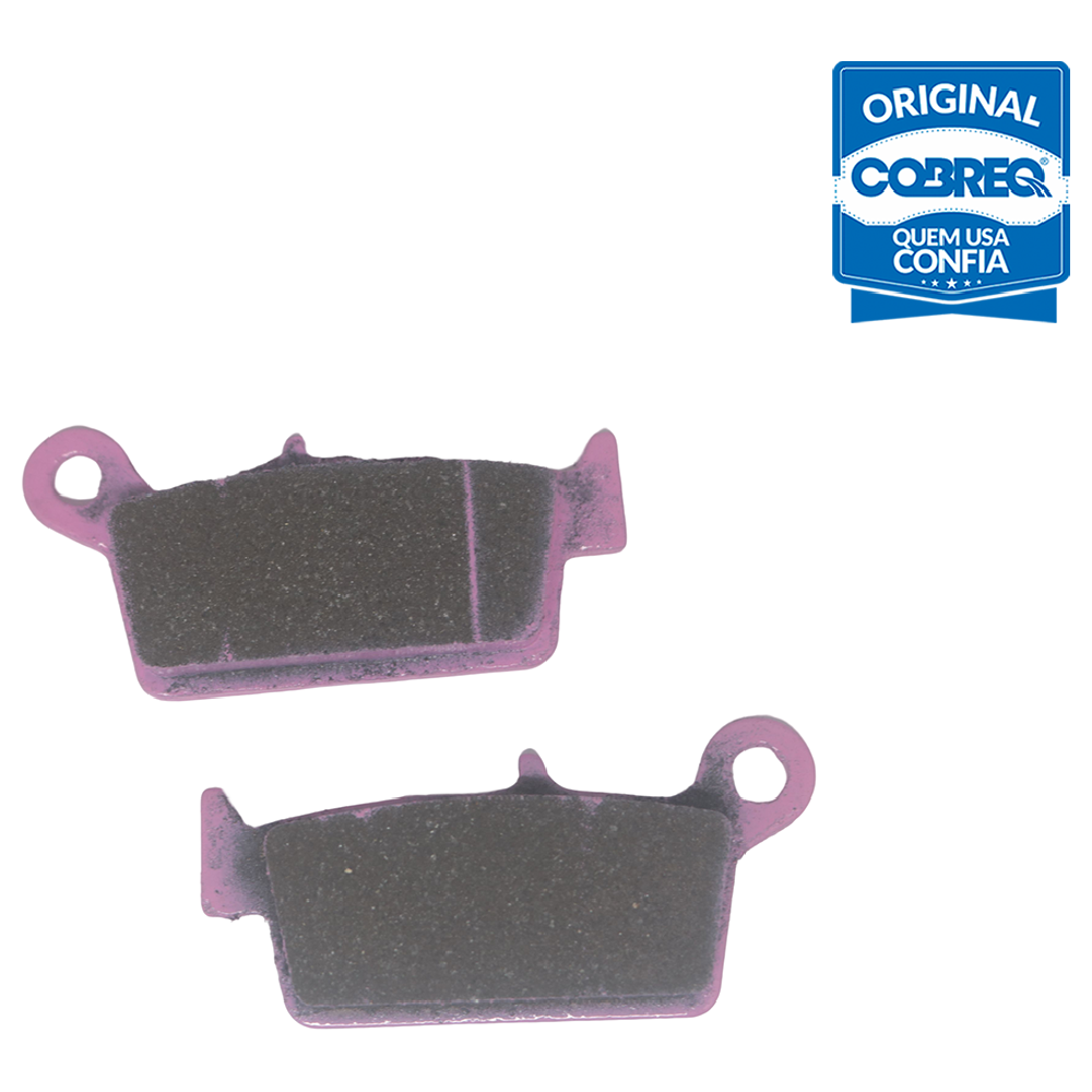 Pastilha de Freio Traseira para Honda NX 400i FALCON e NX4 FALCON 400 - Cobreq - N-943F