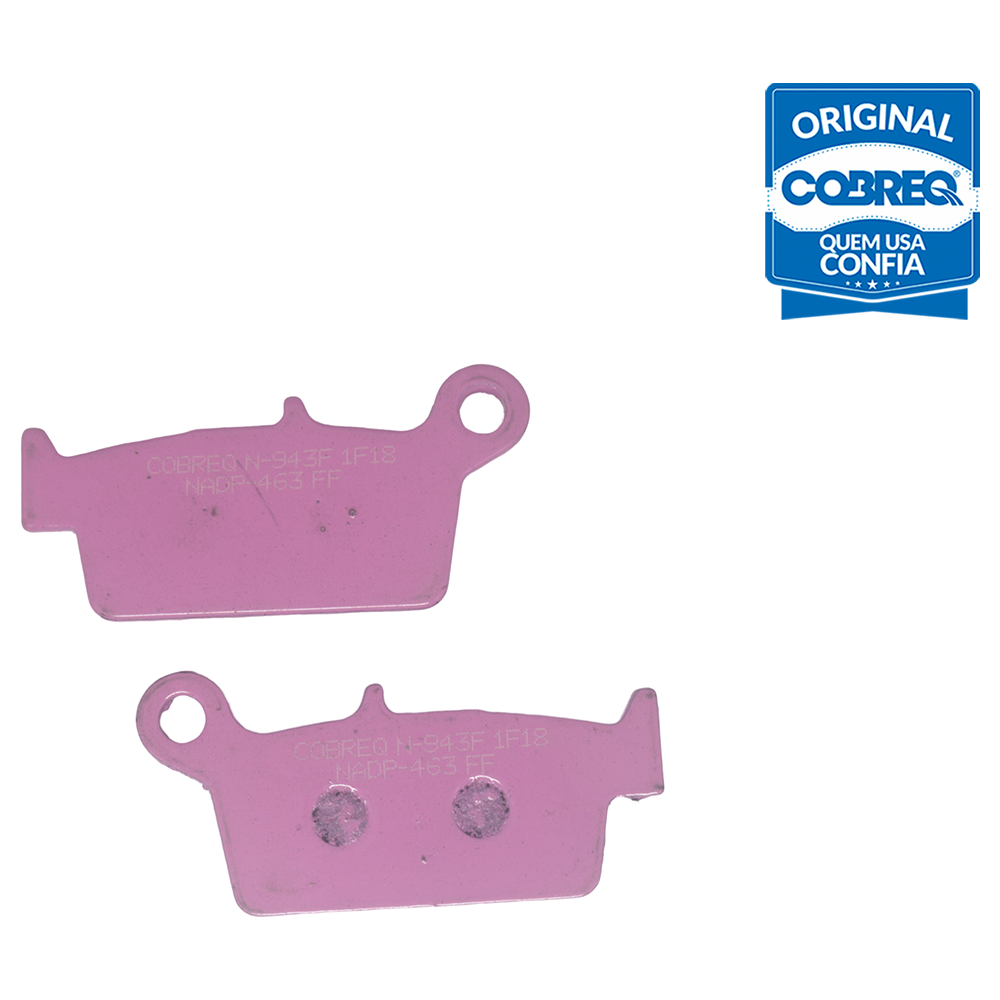 Pastilha de Freio Traseira para Honda NX 400i FALCON e NX4 FALCON 400 - Cobreq - N-943F