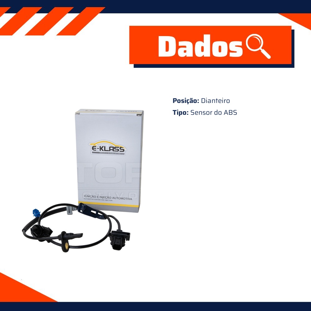 Sensor do ABS Dianteiro para Honda CR-V - E-Klass - ESA288