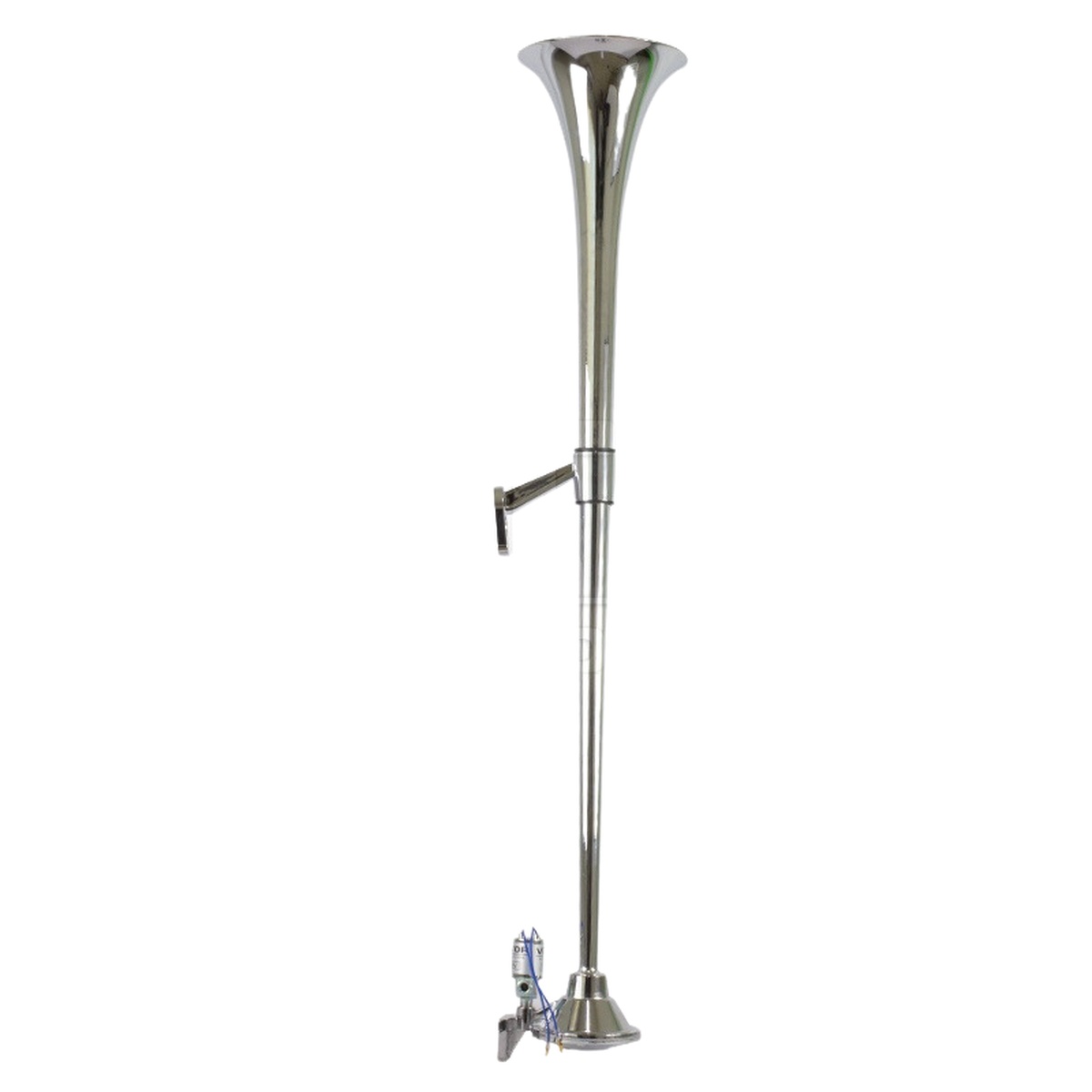 Buzina Eletropneumatica 1 Corneta Metal Cromada Bivolt - Vetor - VT062