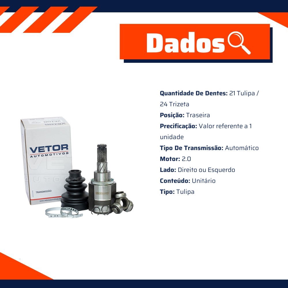 Tulipa para Nissan X-Trail - Vetor - VT5707