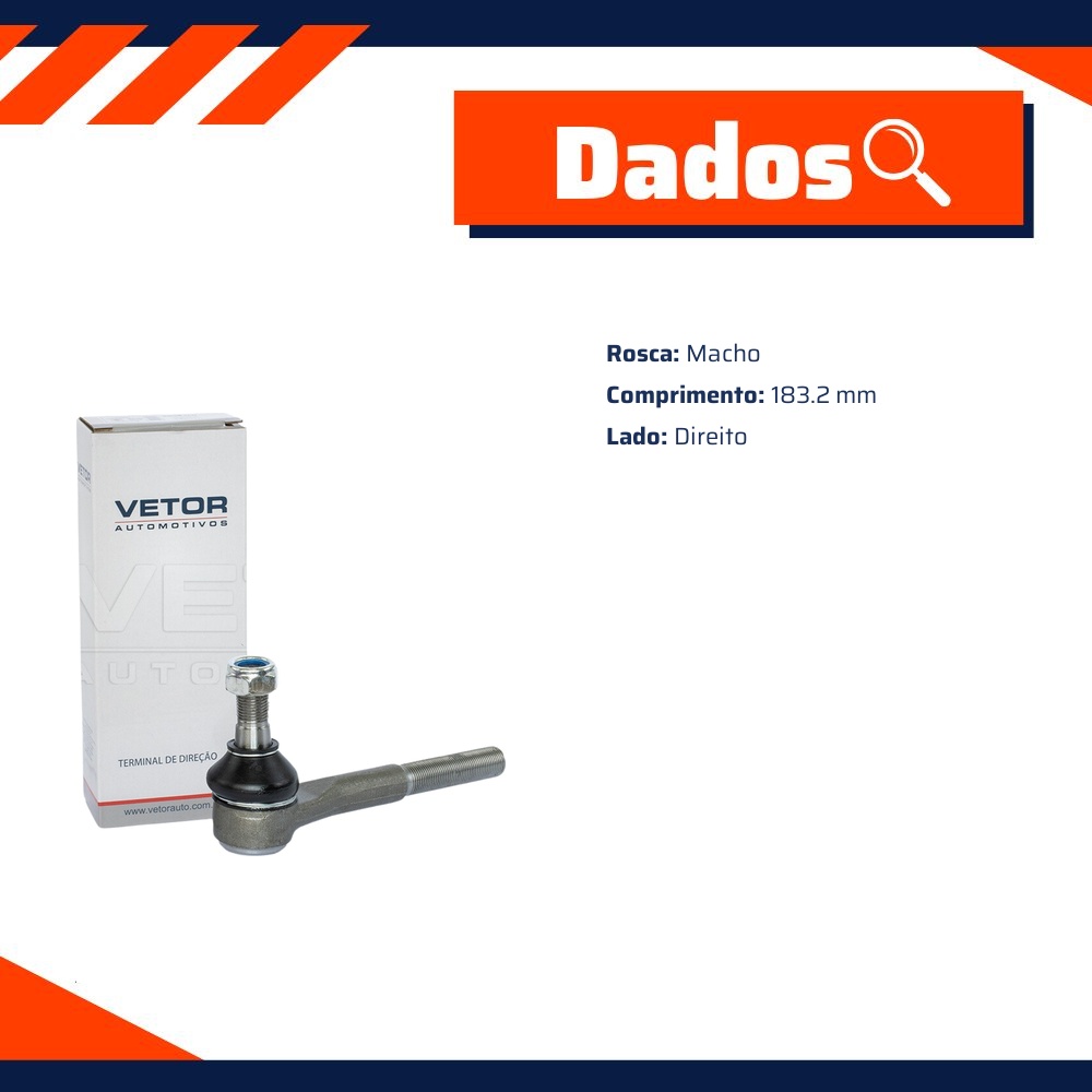Terminal de Direção - Vetor - VTD064