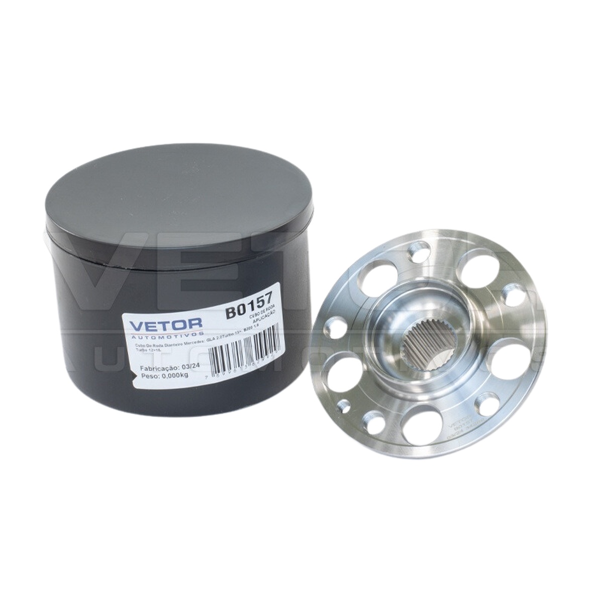 Cubo de Roda Dianteiro 30 Dentes sem ABS - Vetor - B0157