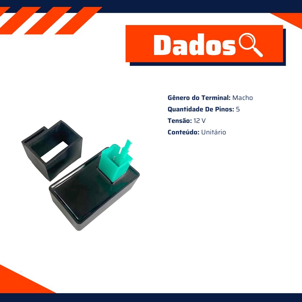 CDI para Shineray JET 50 - Gauss - GM11033