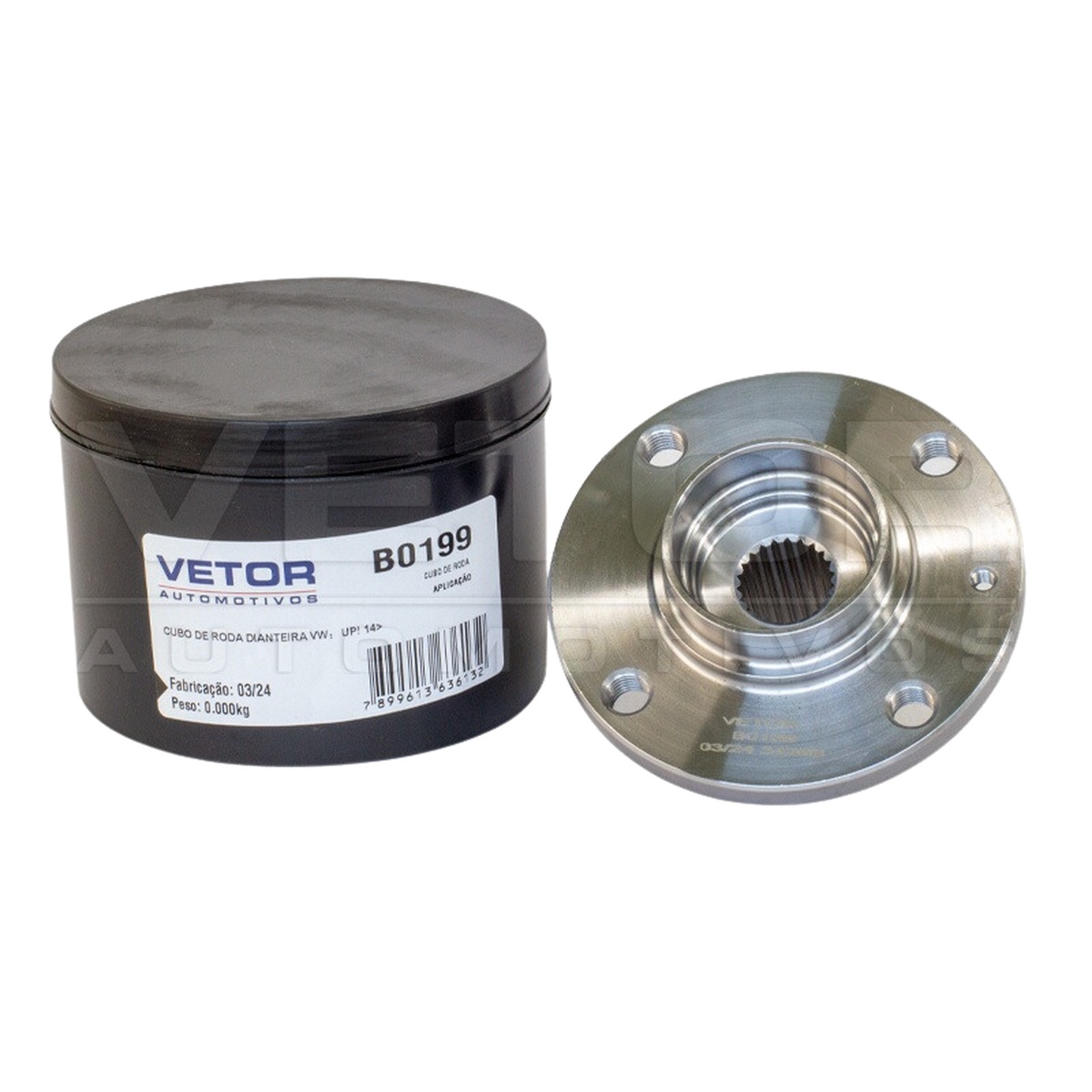 Cubo de Roda Dianteiro 22 Dentes para Volkswagen Up! - Vetor - B0199