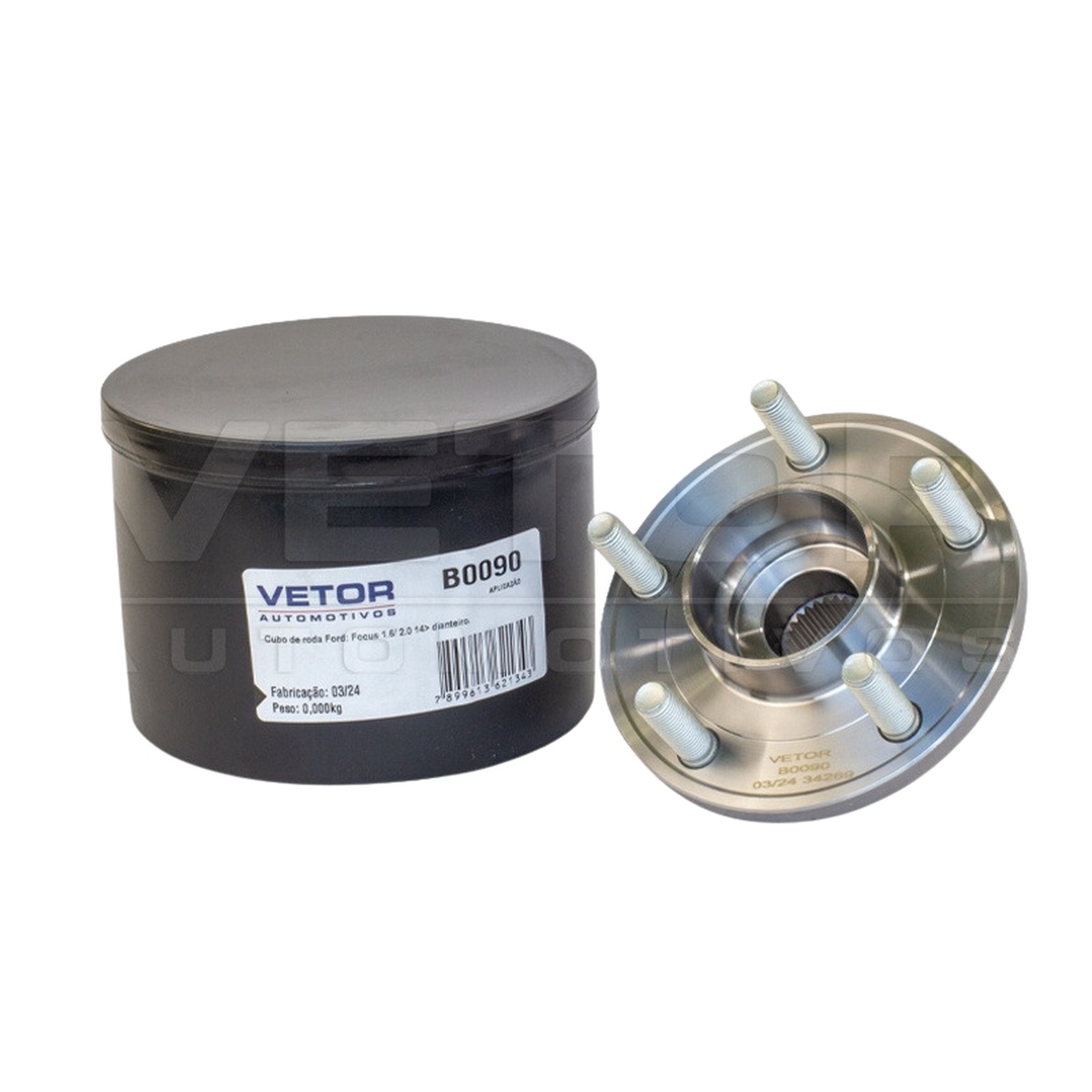 Cubo de Roda Dianteiro 27 Dentes para Ford Focus - Vetor - B0090