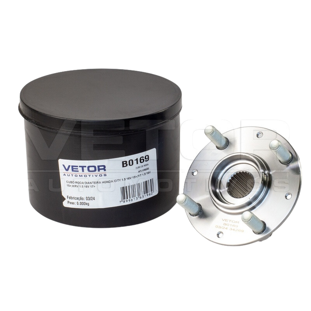 Cubo de Roda Dianteiro 26 Dentes - Vetor - B0169