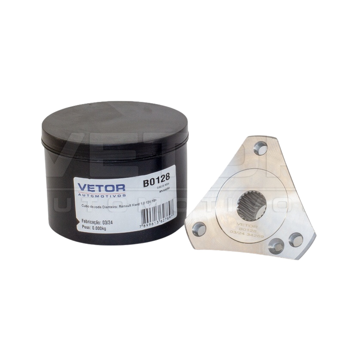 Cubo de Roda Dianteiro 23 Dentes para Renault Kwid - Vetor - B0128