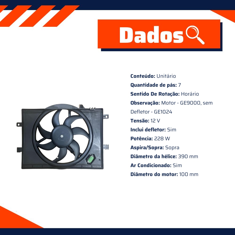 Eletroventilador - Gauss - GE1227