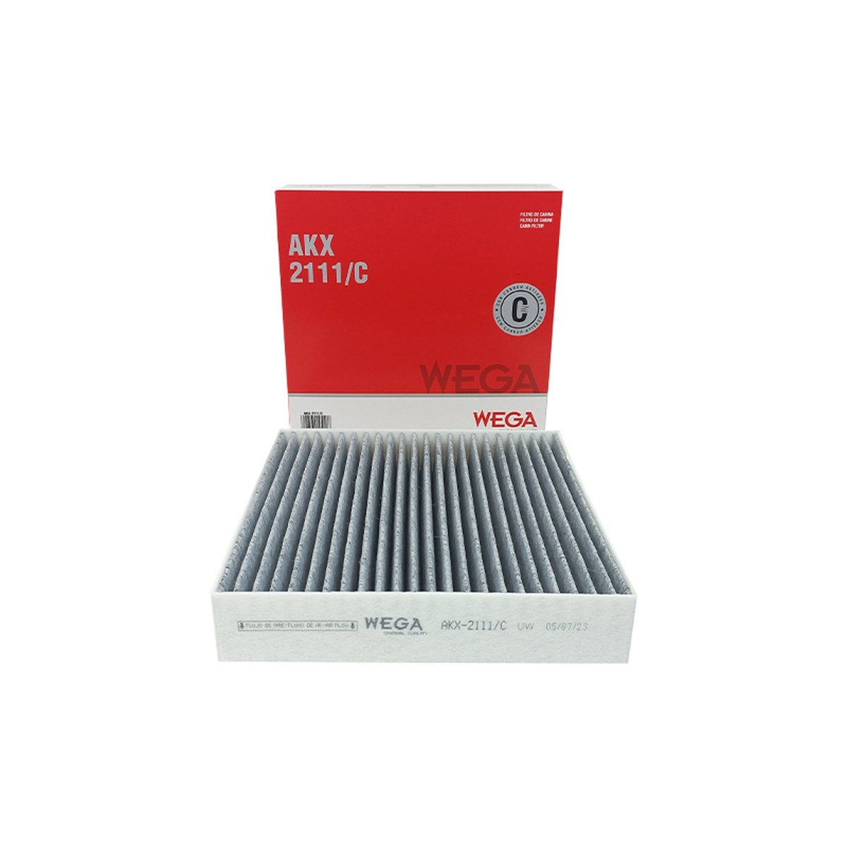 Filtro de Ar da Cabine para BYD TAN - Wega - AKX-2111/C