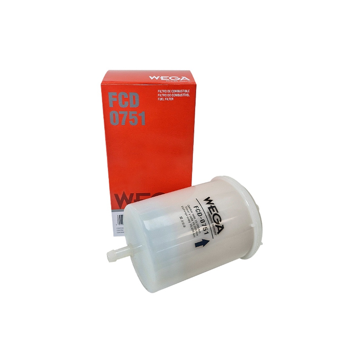 Filtro de Combustível - Wega - FCD-0751