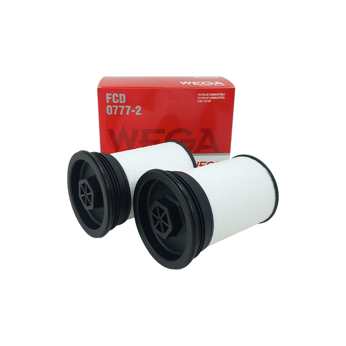 Par Filtro de Combustível - Wega - FCD0777-2