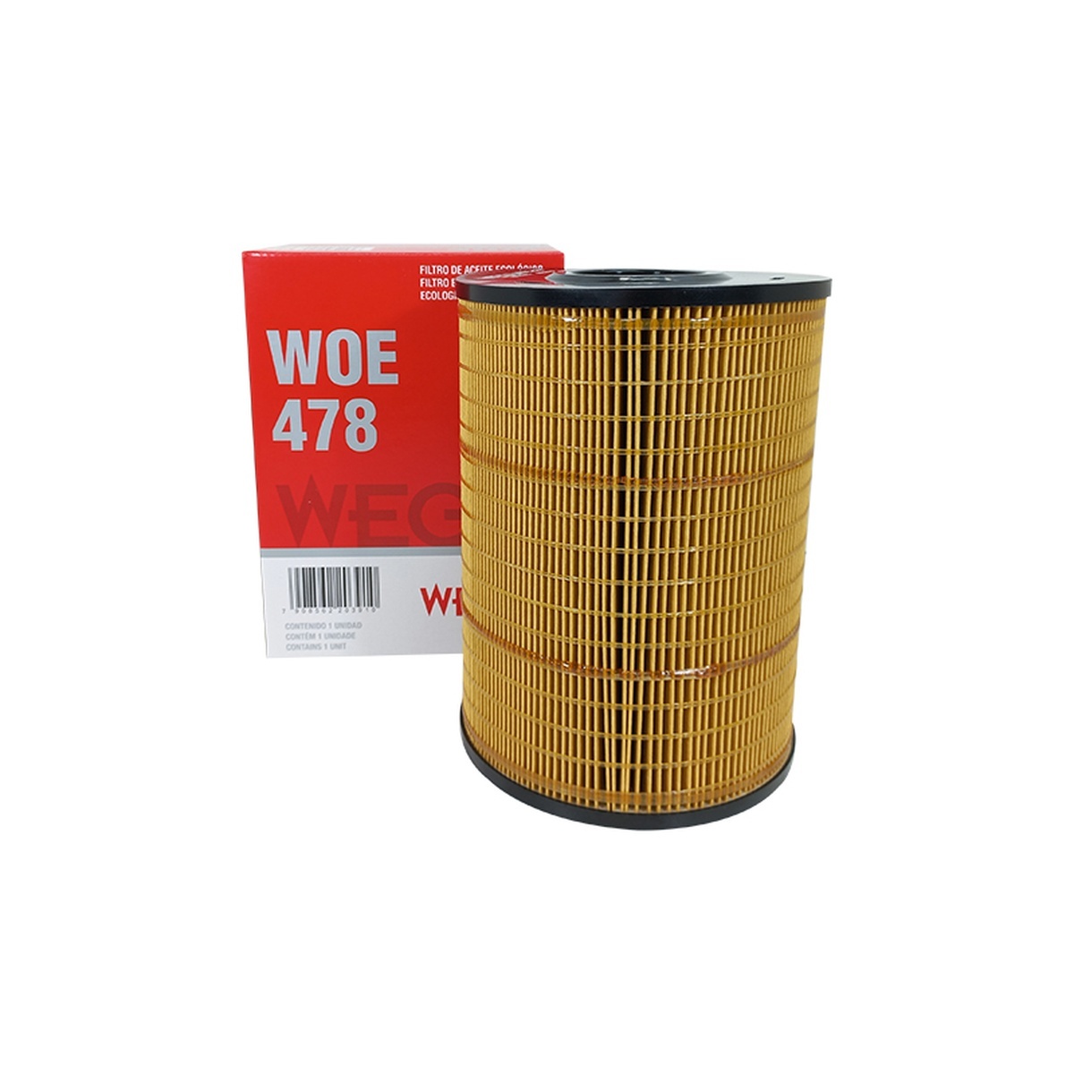 Filtro de Óleo Lubrificante - Wega - WOE-478