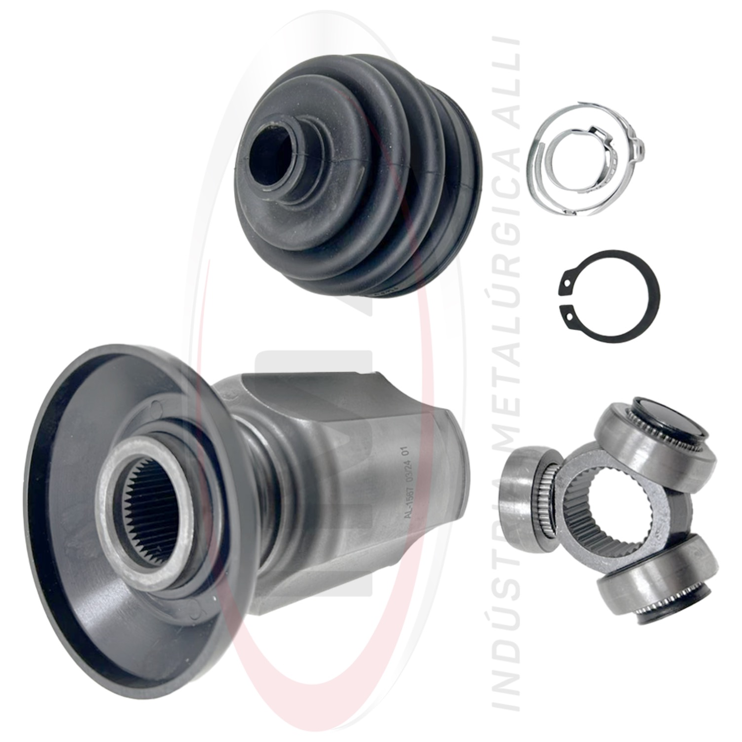 Garfo da Tulipa Dianteiro Direito com Trizeta para Volkswagen Tiguan - IMA - AL-1567