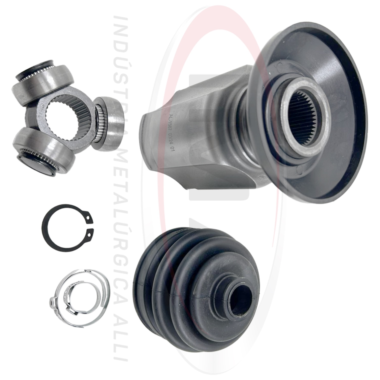 Garfo da Tulipa Dianteiro Direito com Trizeta para Volkswagen Tiguan - IMA - AL-1567