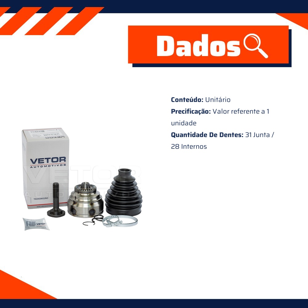 Junta Homocinetica para BMW X1 - Vetor - VT5938