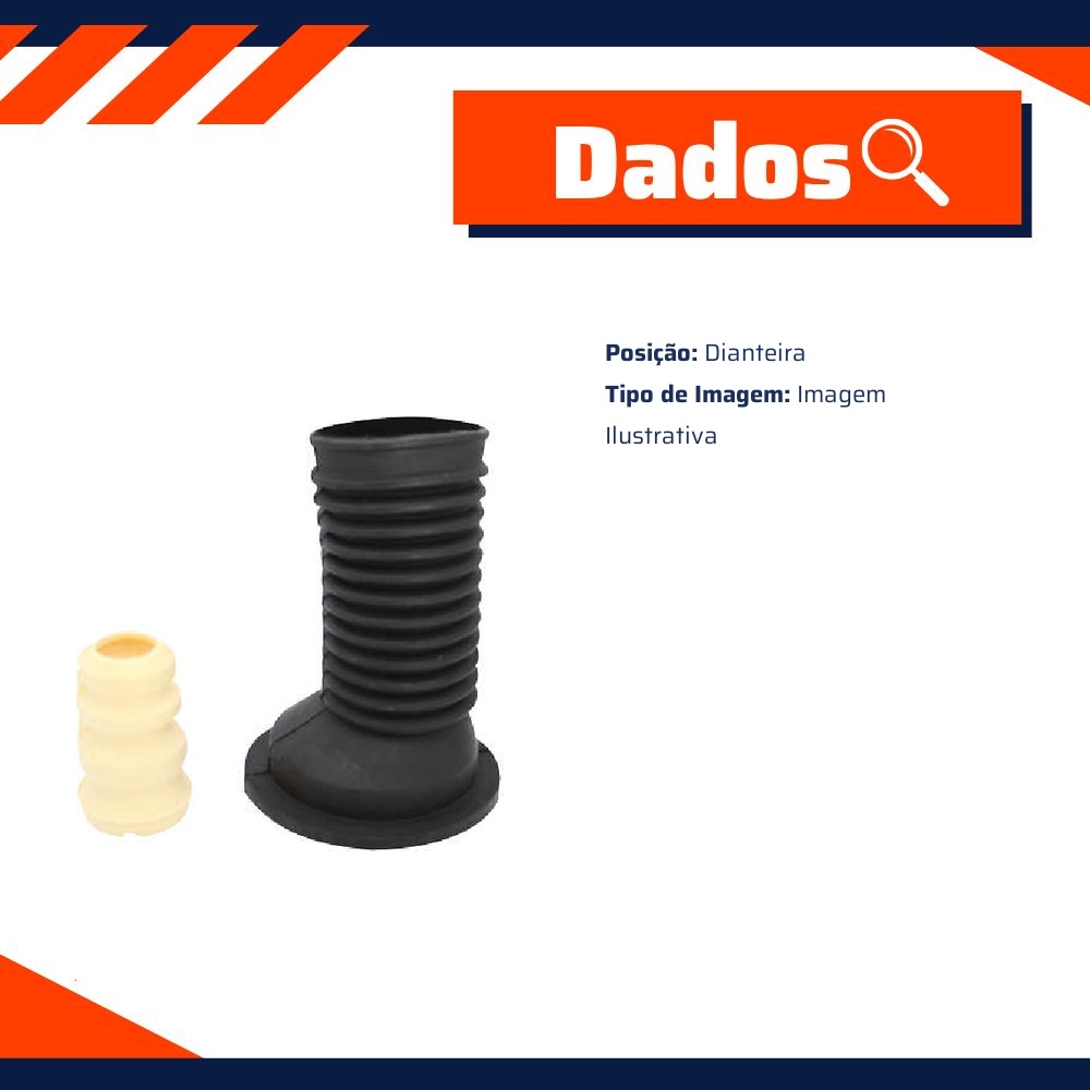 Kit Batente e Coifa para Amortecedor Dianteiro para Toyota Corolla e Fielder - Monroe Axios - LT90212