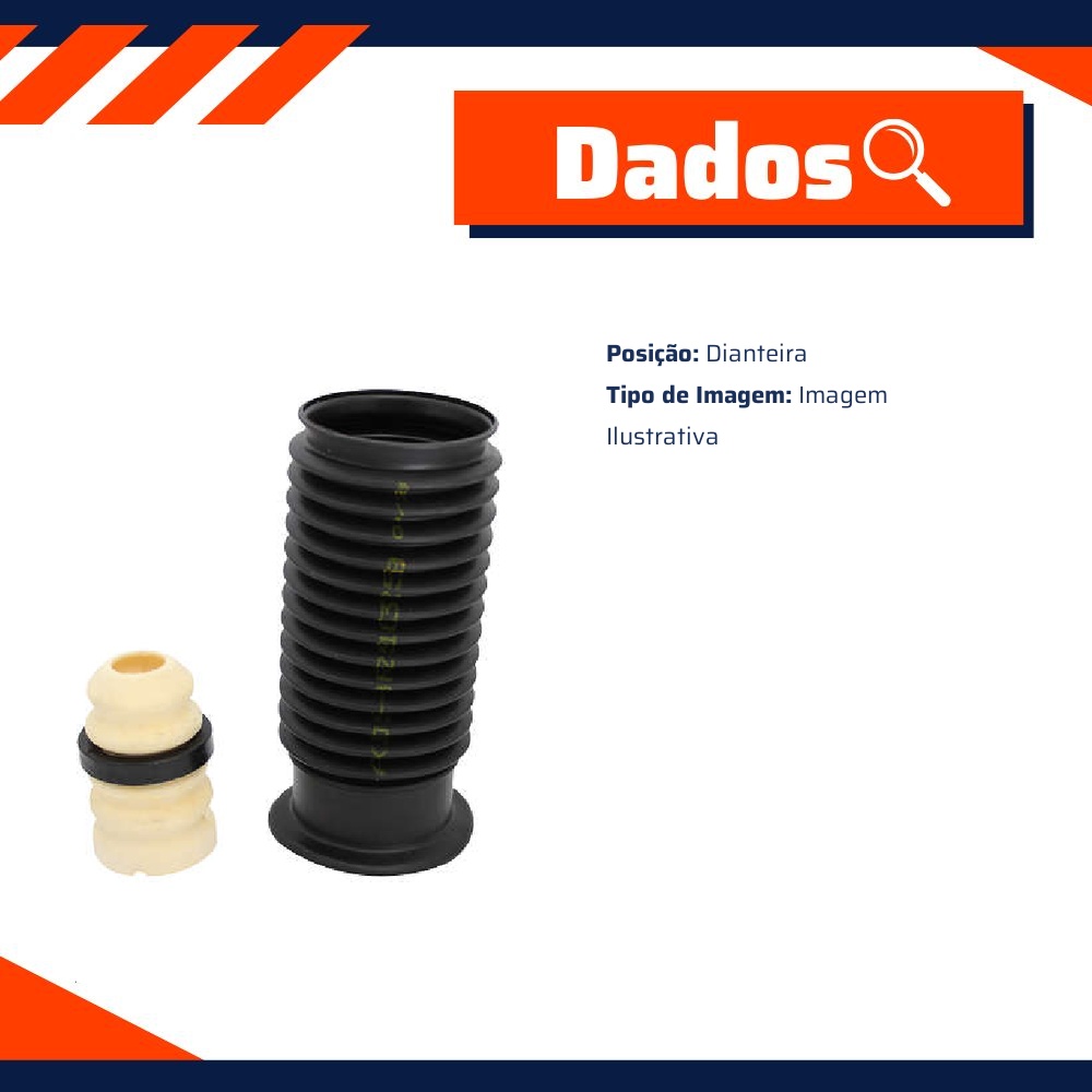 Kit Batente e Coifa para Amortecedor Dianteiro para Chevrolet Tracker - Monroe Axios - LT90199