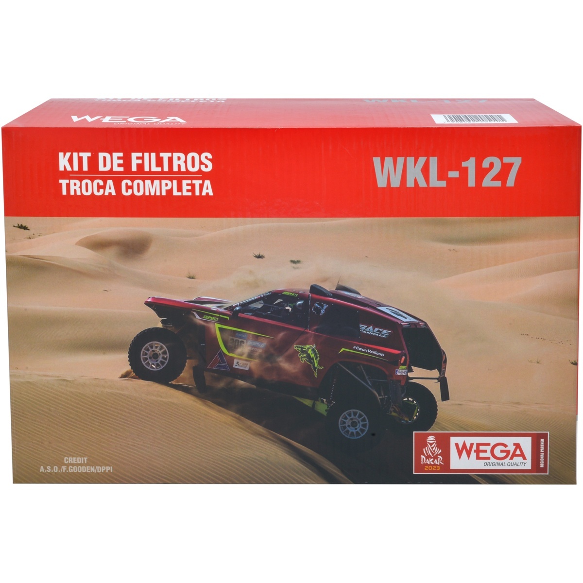 Kit Filtros de Ar Combustível Óleo e Cabine para Fiat Mobi e Strada - Wega - WKL-127