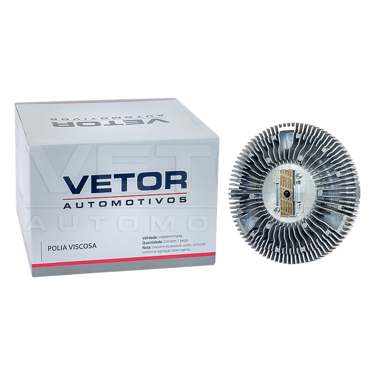 Polia Viscosa Térmica para Iveco Tector Attack 150-E21 - Vetor - VPV073