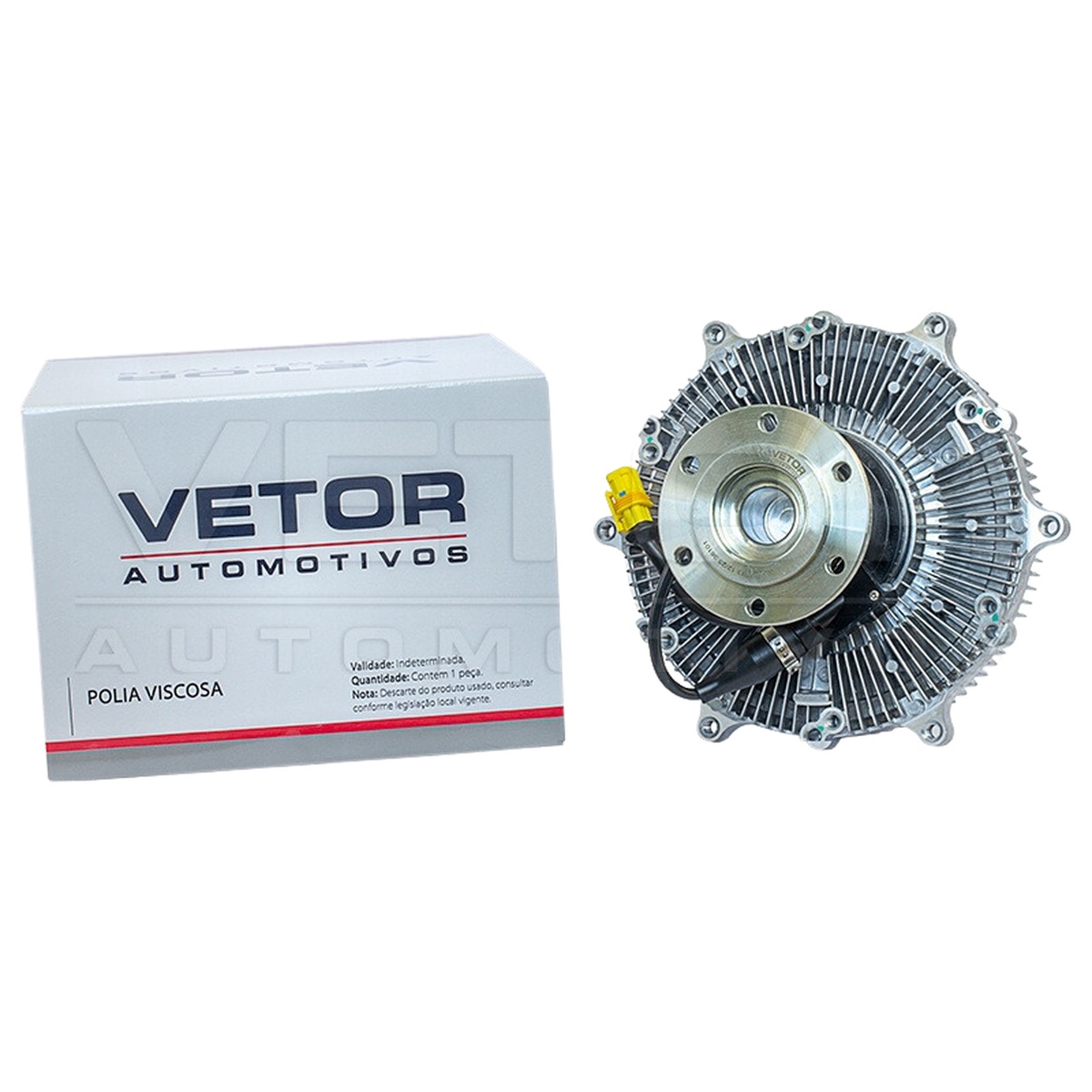 Polia Viscosa Térmica para Volkswagen 17.260 - Vetor - VPV083