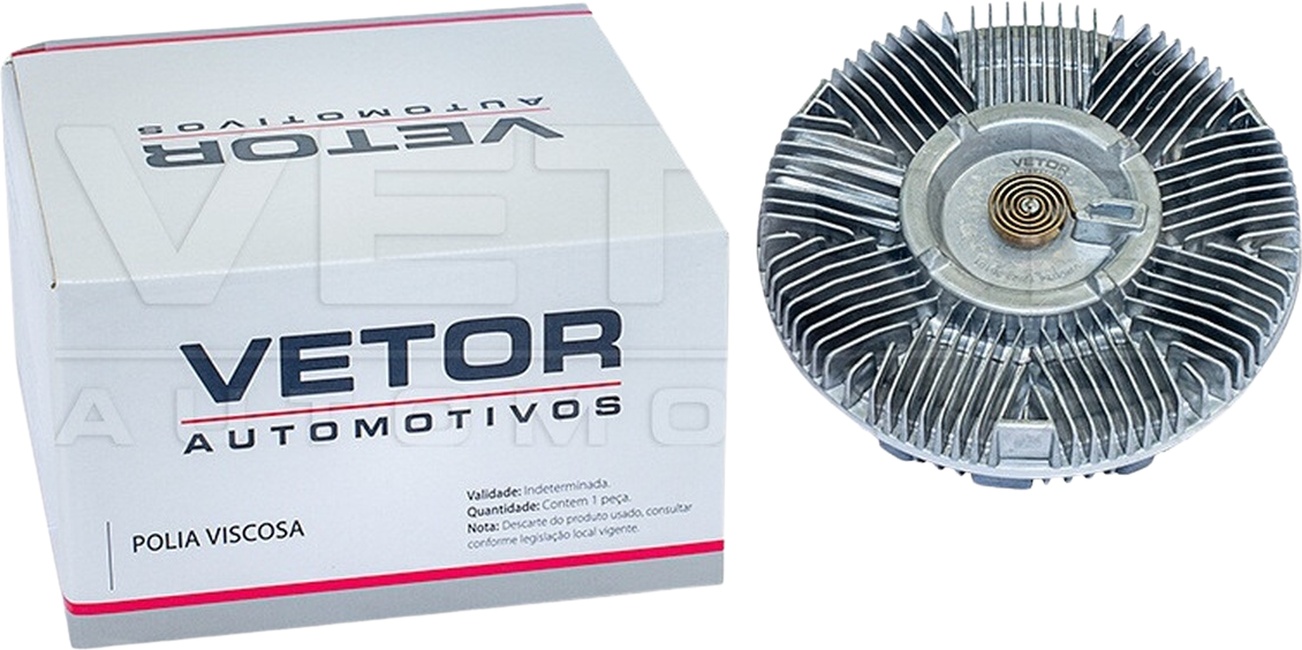 Polia Viscosa Térmica para Iveco Vertis 130V18 e Vertis 90V16 - Vetor - VPV074