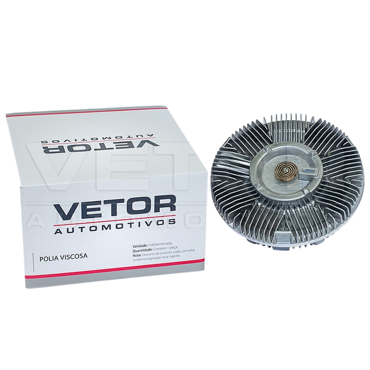 Polia Viscosa Térmica para Volkswagen Constellation 13-180 - Vetor - VPV079