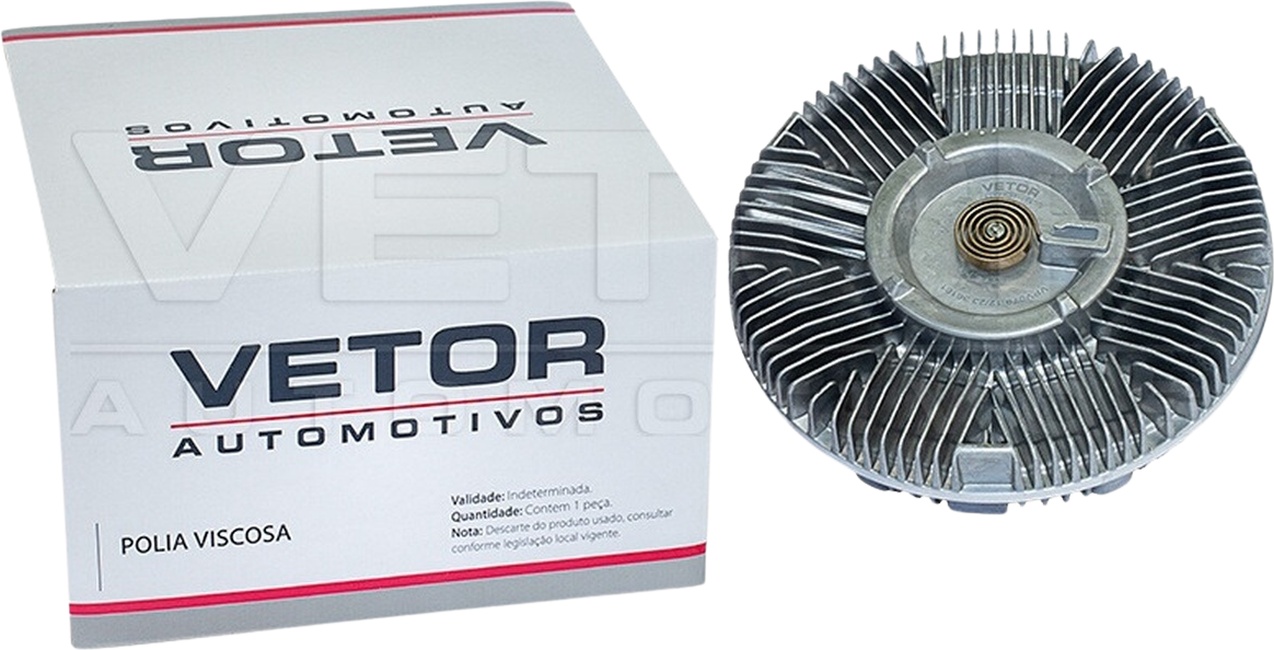 Polia Viscosa Térmica para Volkswagen Constellation 13-180 - Vetor - VPV079