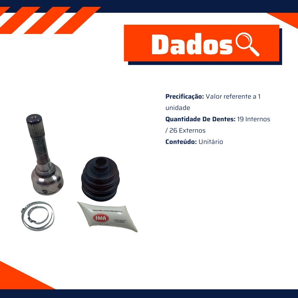 Ponteira Homocinética para Suzuki Jimny - IMA - AL-1772