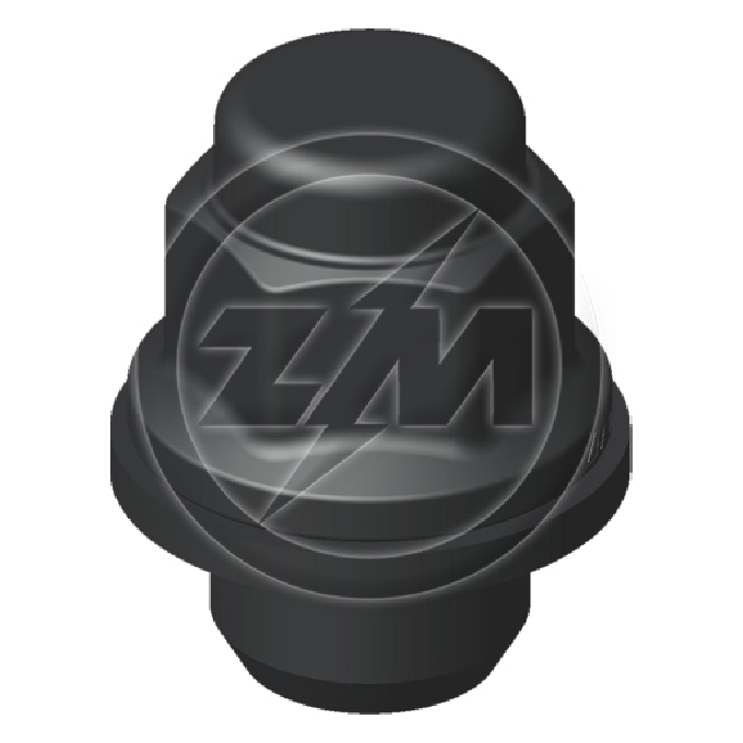 Porca da Roda M12-1,5 X Ch21 X H37 - Osc - Pr - ZM - 2901225