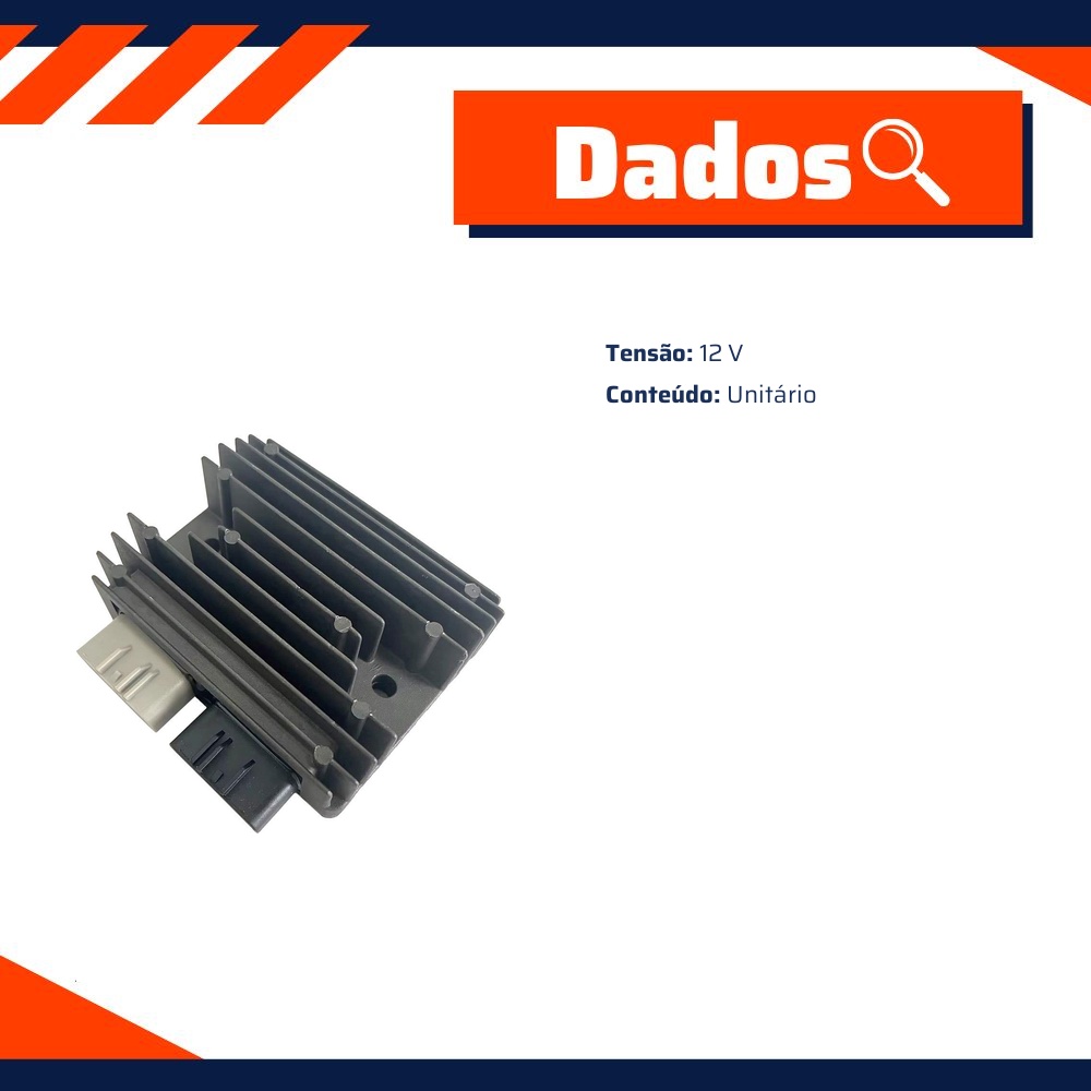 Regulador de Voltagem 14V - Moto - - Gauss - GM10041