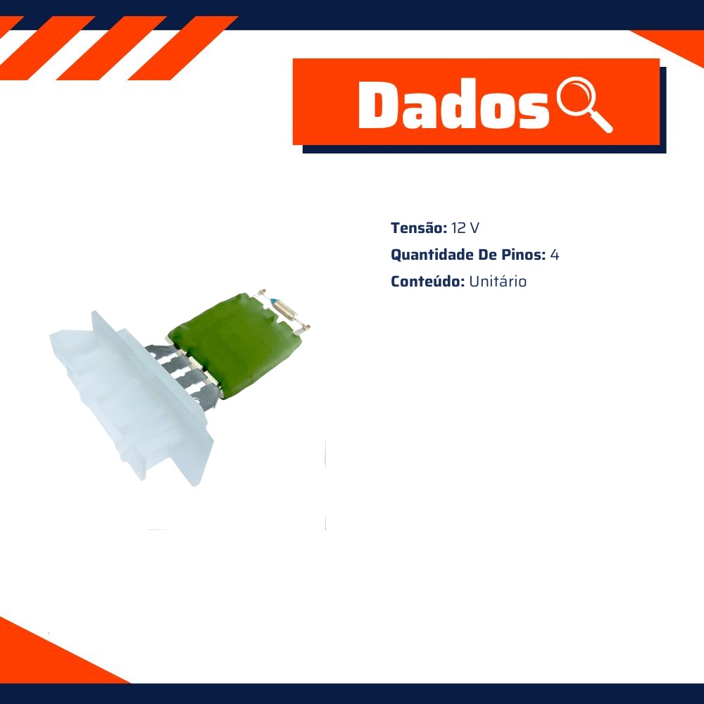 Resistencia do Ventilador / Ventoinha - - Gauss - GE3119