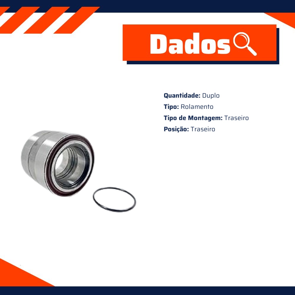 Rolamento de Roda Duplo Traseiro - IMA - ALR-4110