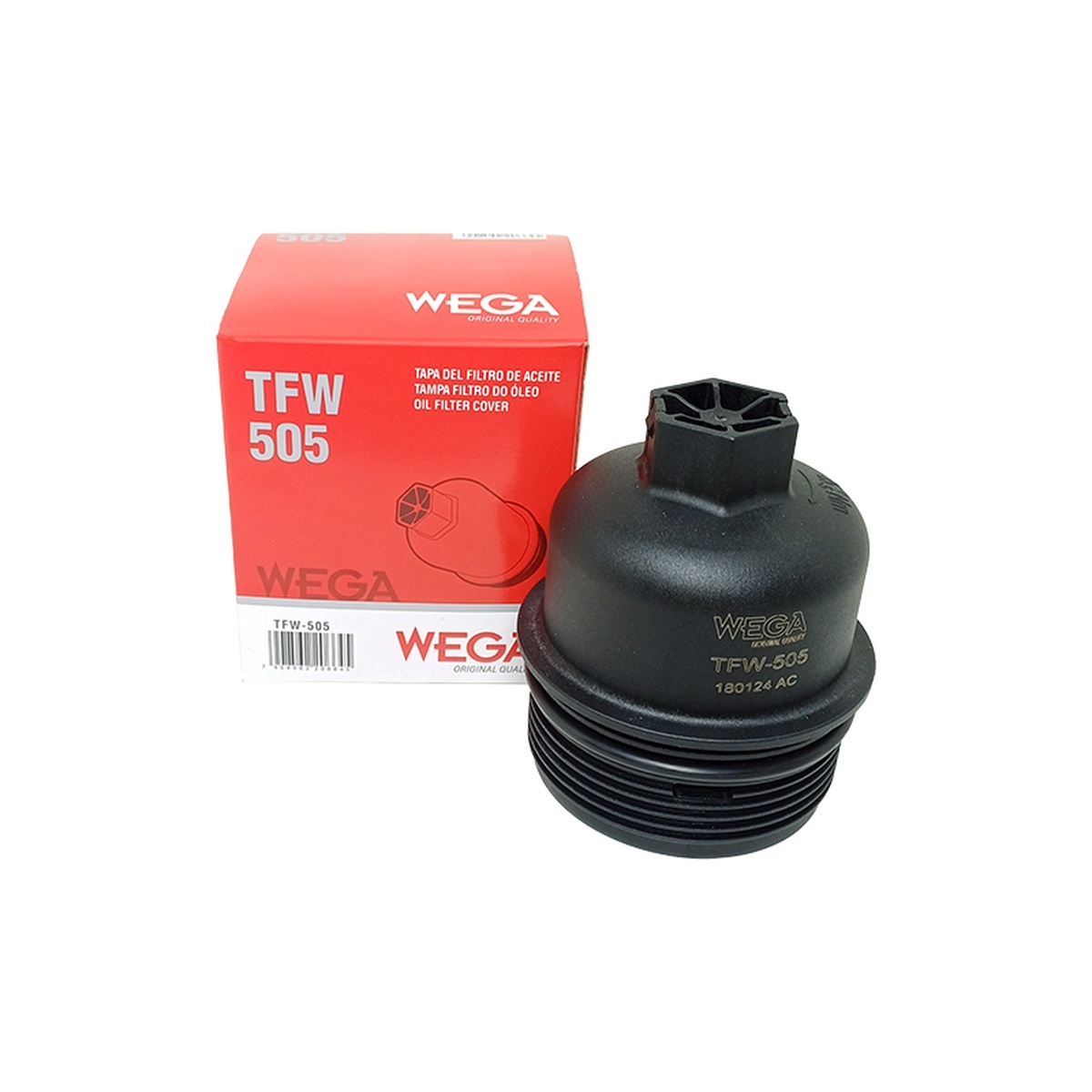 Tampa do Filtro de Óleo Lubrificante - Wega - TFW-505