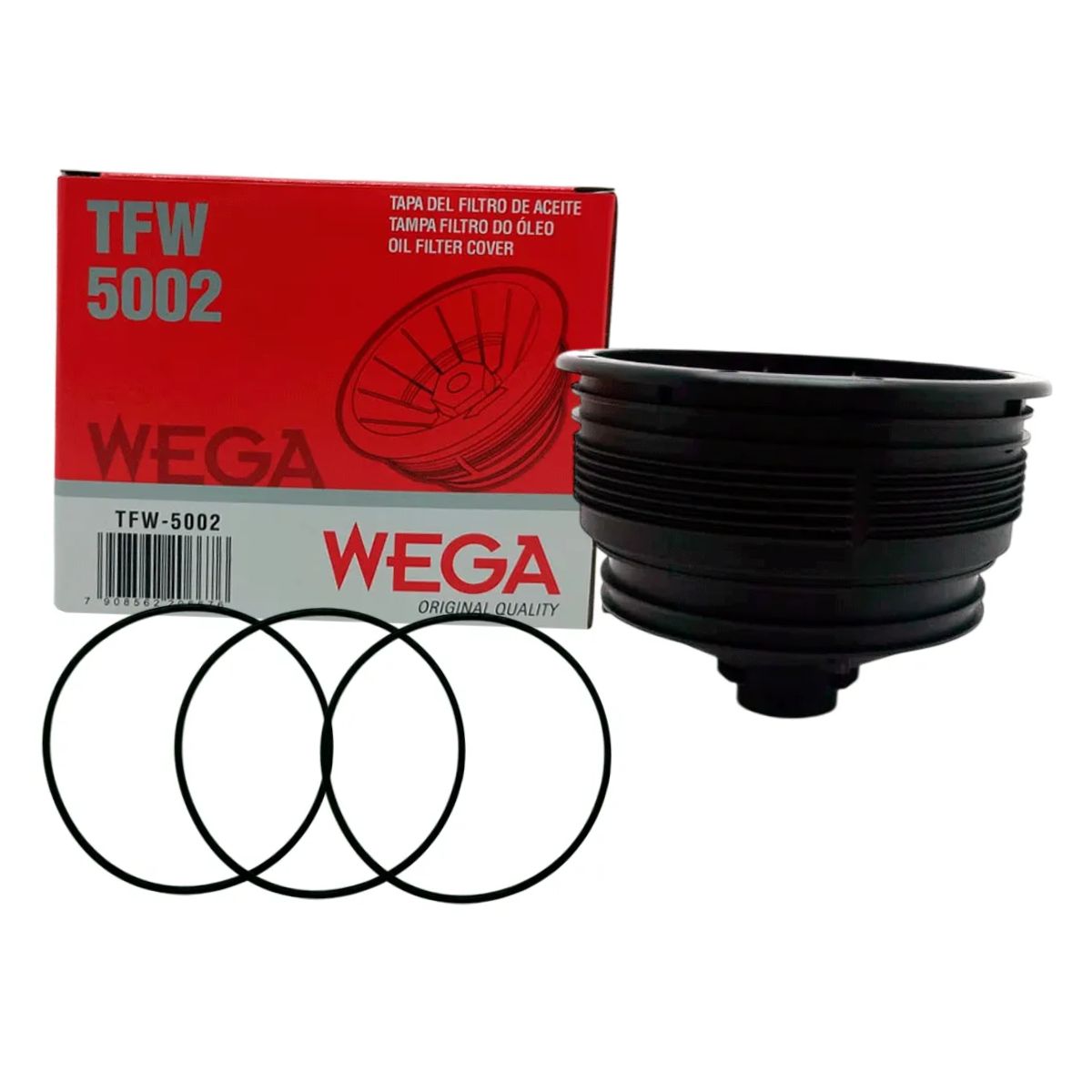Tampa do Filtro de Óleo Lubrificante - Wega - TFW-5002