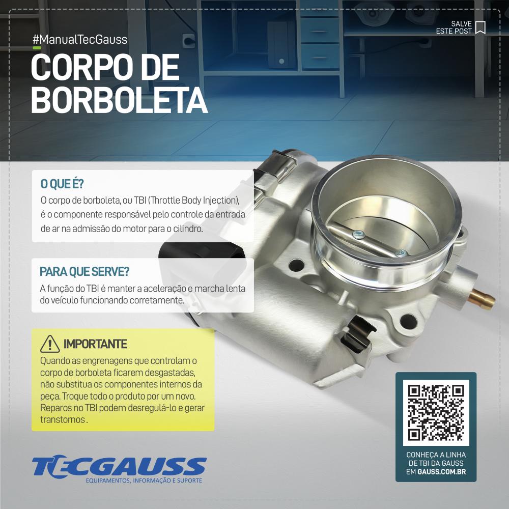 Corpo de Borboleta para Fiat Fiorino e Palio - Gauss - GI7070