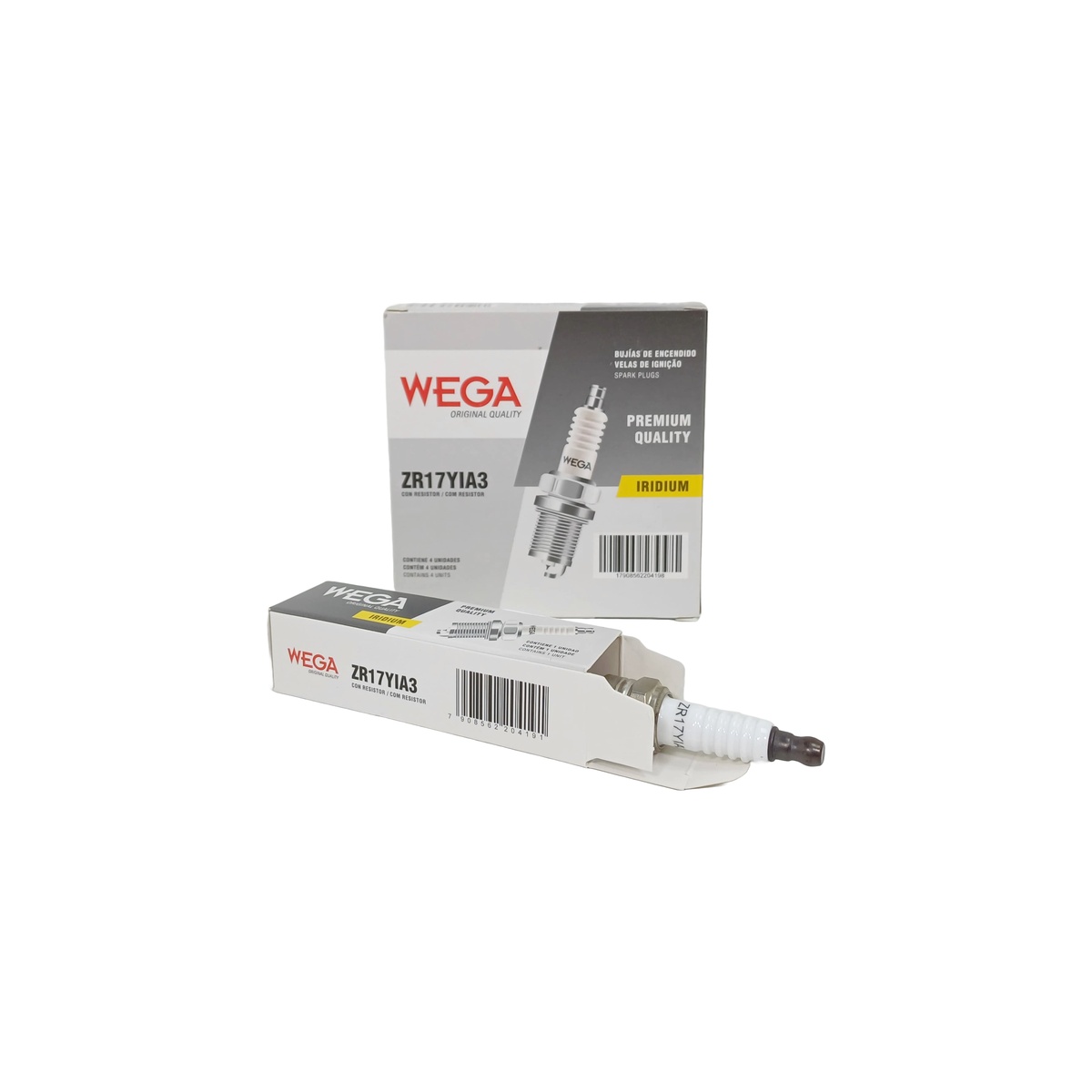 Vela de Ignição Iridium - Wega - ZR17YIA3