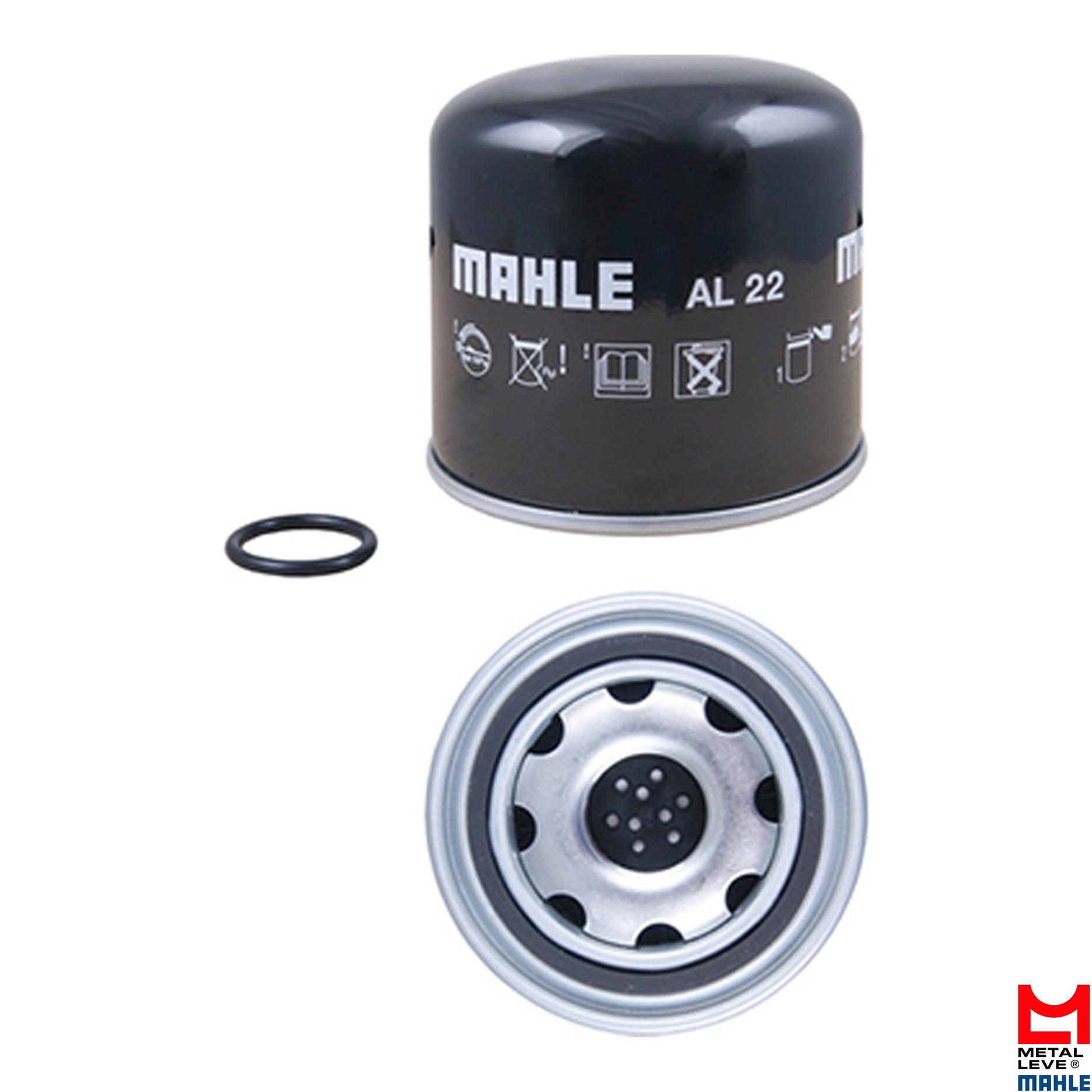 Filtro Secador do Ar Comprimido - Mahle Metal Leve - AL22