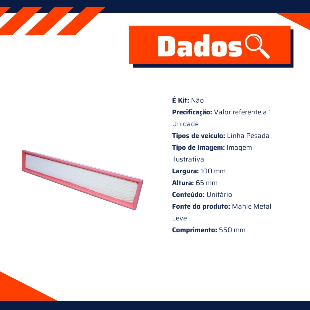 FIltro de Ar Condicionado Cabine - Mahle Metal Leve - LA1996