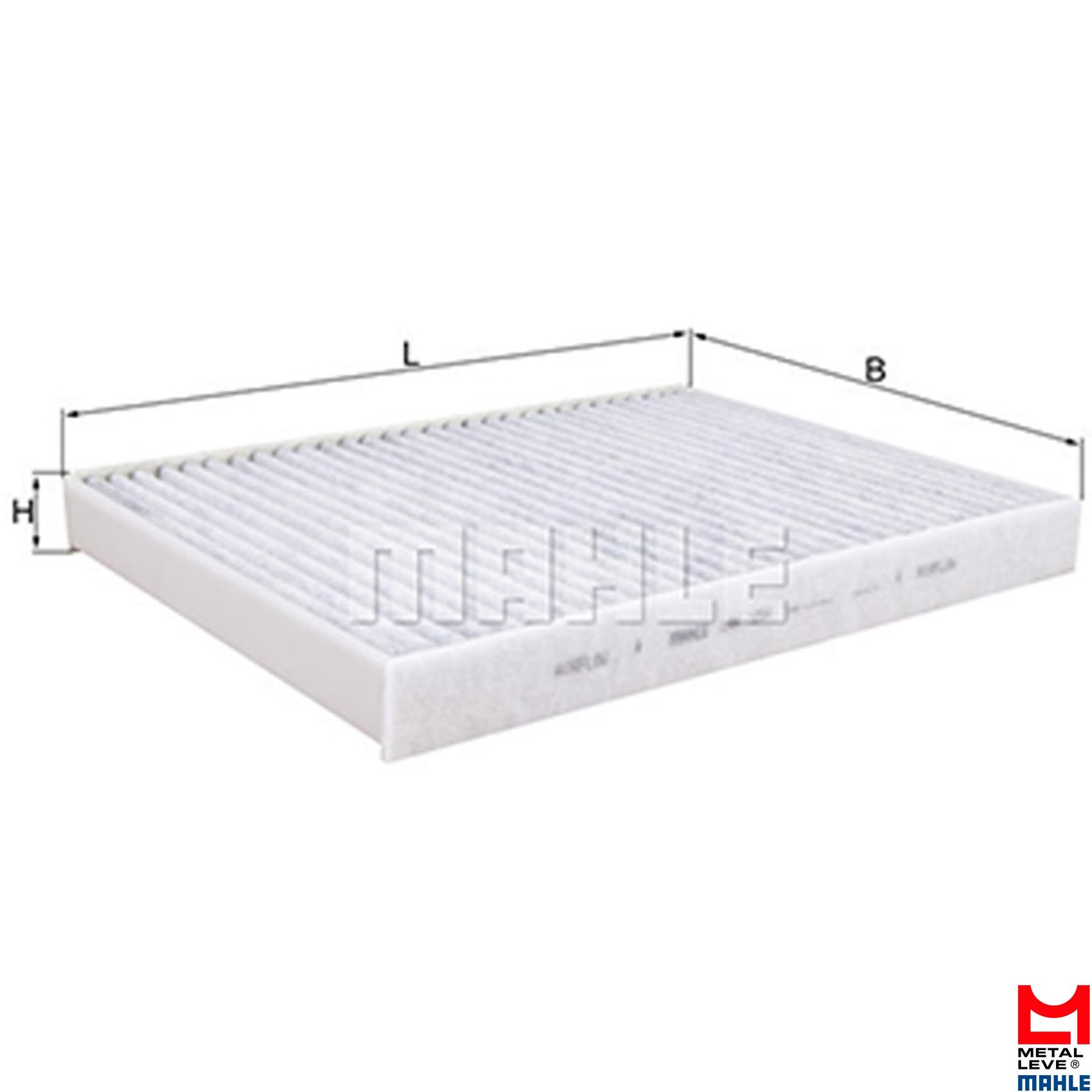 FIltro de Ar Condicionado Cabine - Mahle Metal Leve - LAK1294