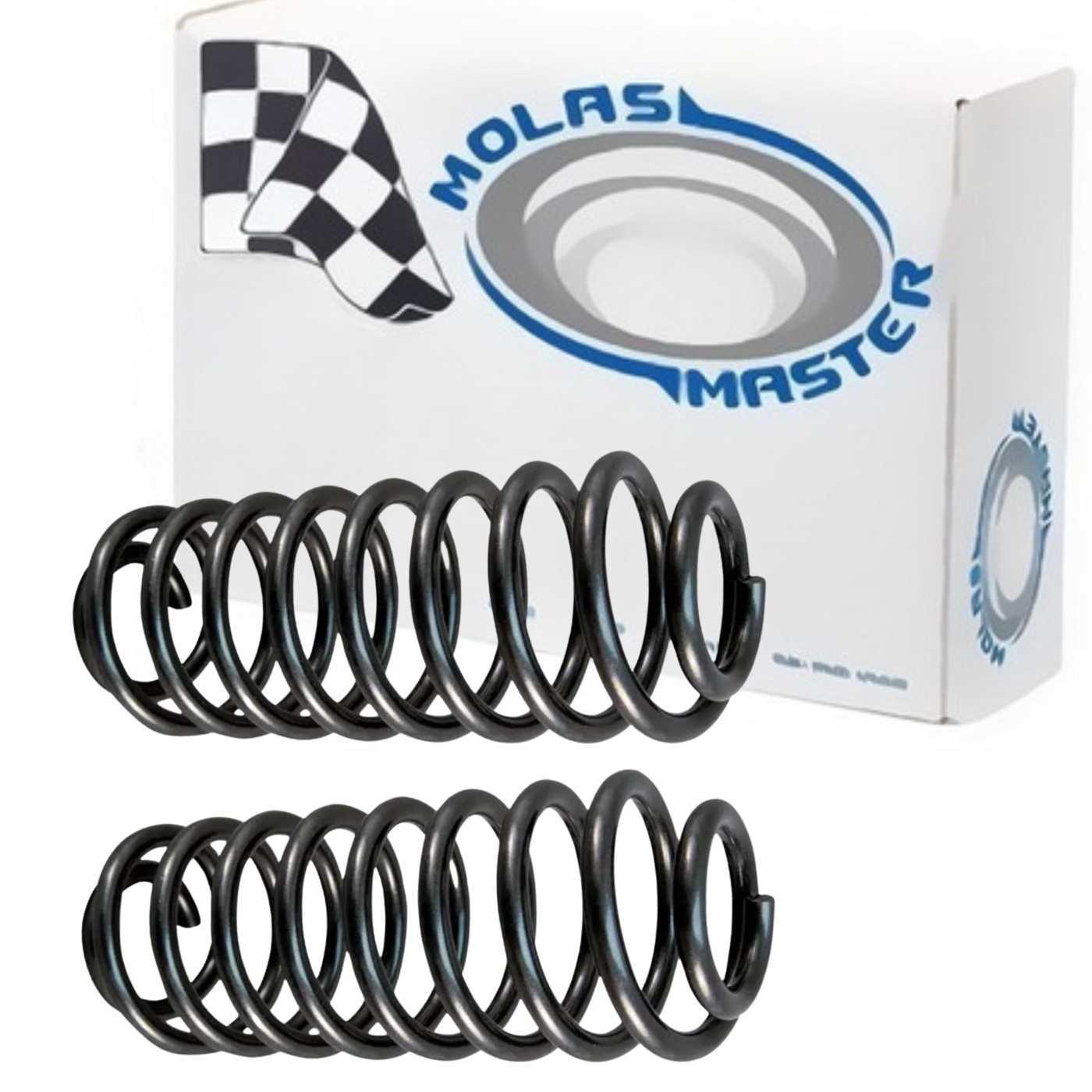 Par Mola de Suspensão Dianteira para Fiat Palio - Molas Master - MM-1801