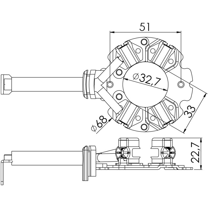 Porta Escovas para Motor de Partida com 4 Escovas para Chevrolet Blazer e S10 - Unifap - 1.342/4