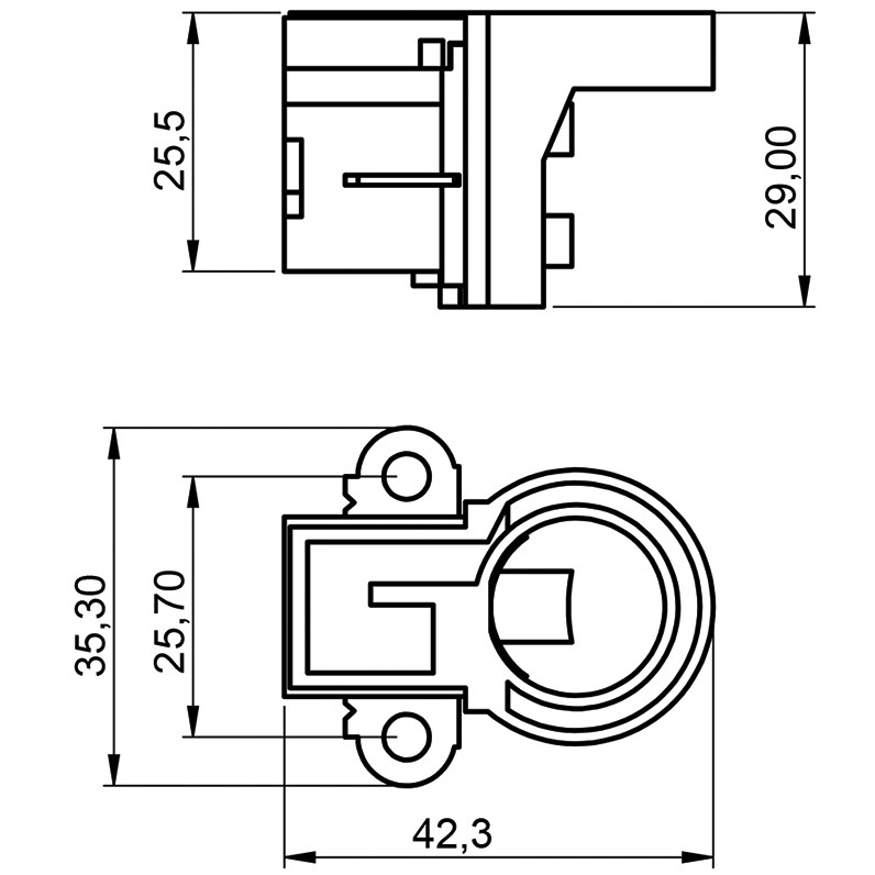 Porta Escovas para Alternador com 2 Escovas - Unifap - 2.228/2