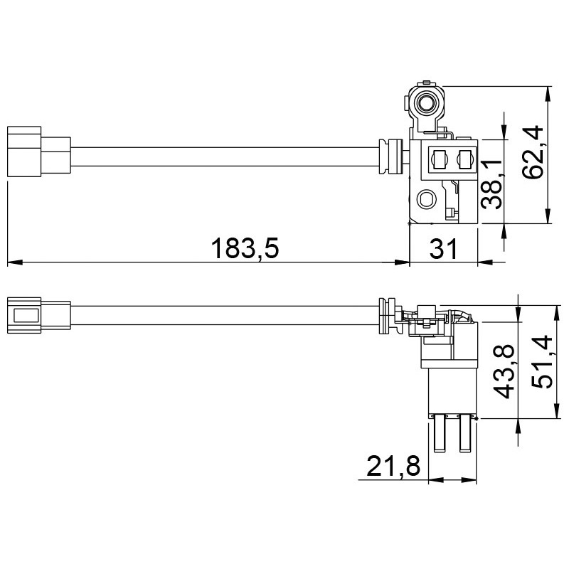Porta Escovas para Alternador com 2 Escovas - Unifap - 2.231/2
