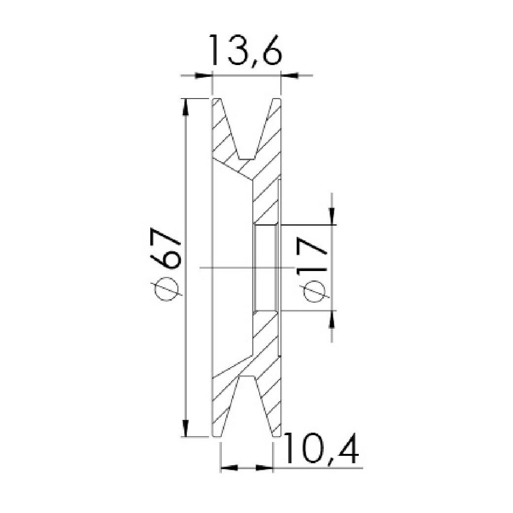 Polia para Alternador para Chevrolet Corsa - Unifap - 3.307