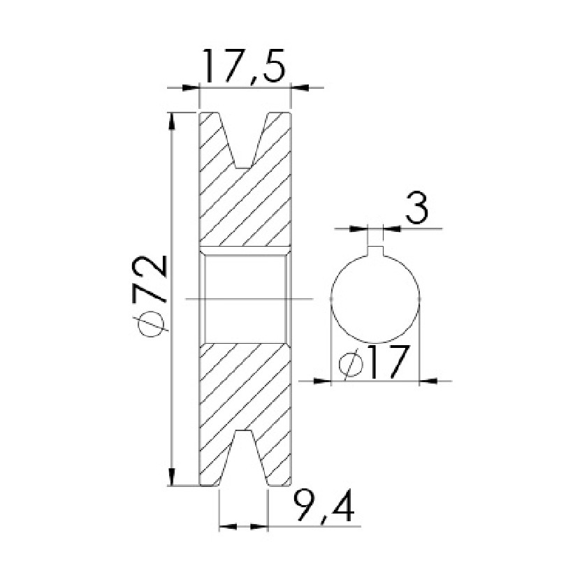 Polia para Alternador - Unifap - 3.347