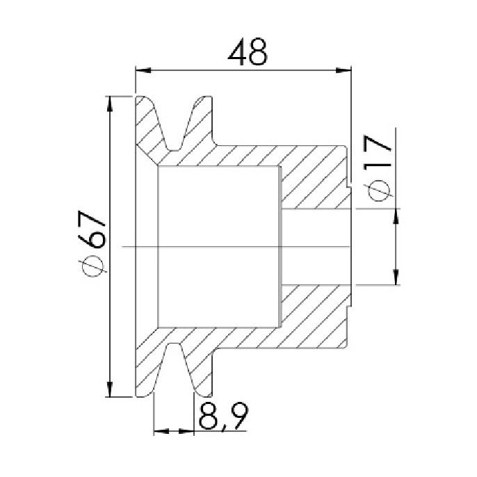 Polia para Alternador - Unifap - 3.461