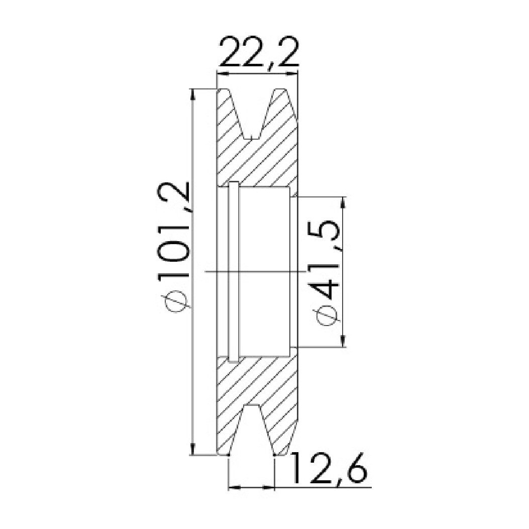 Polia para Alternador para Ford F-600 - Unifap - 3.490