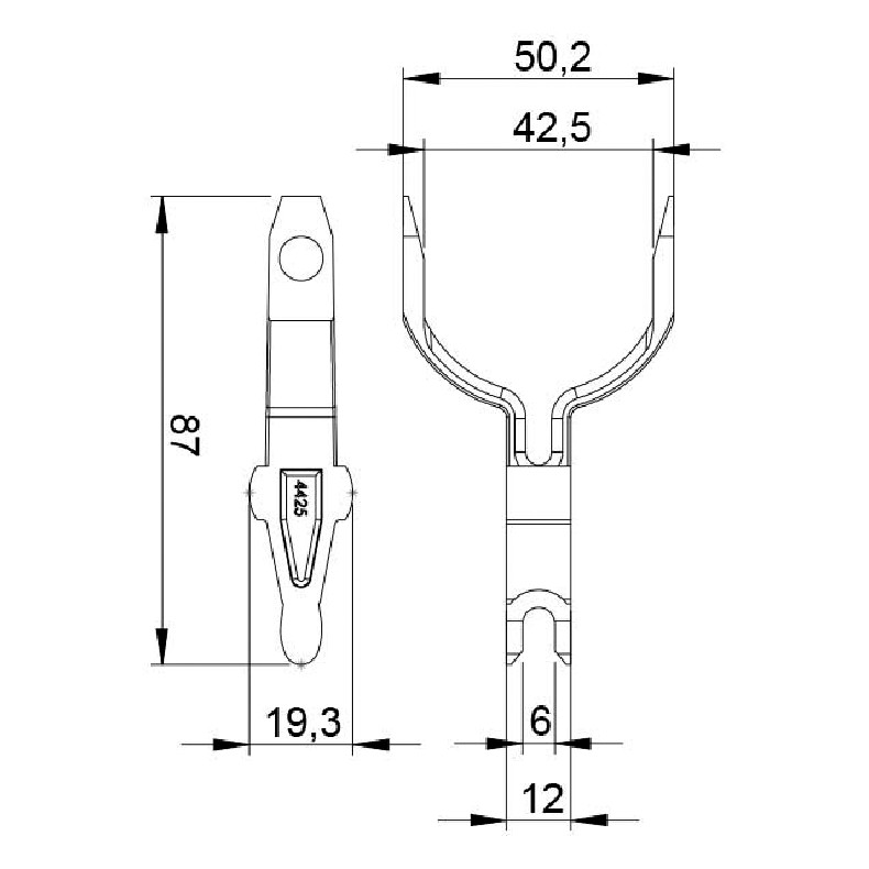 Garfo para Motor de Partida - Unifap - 4.425